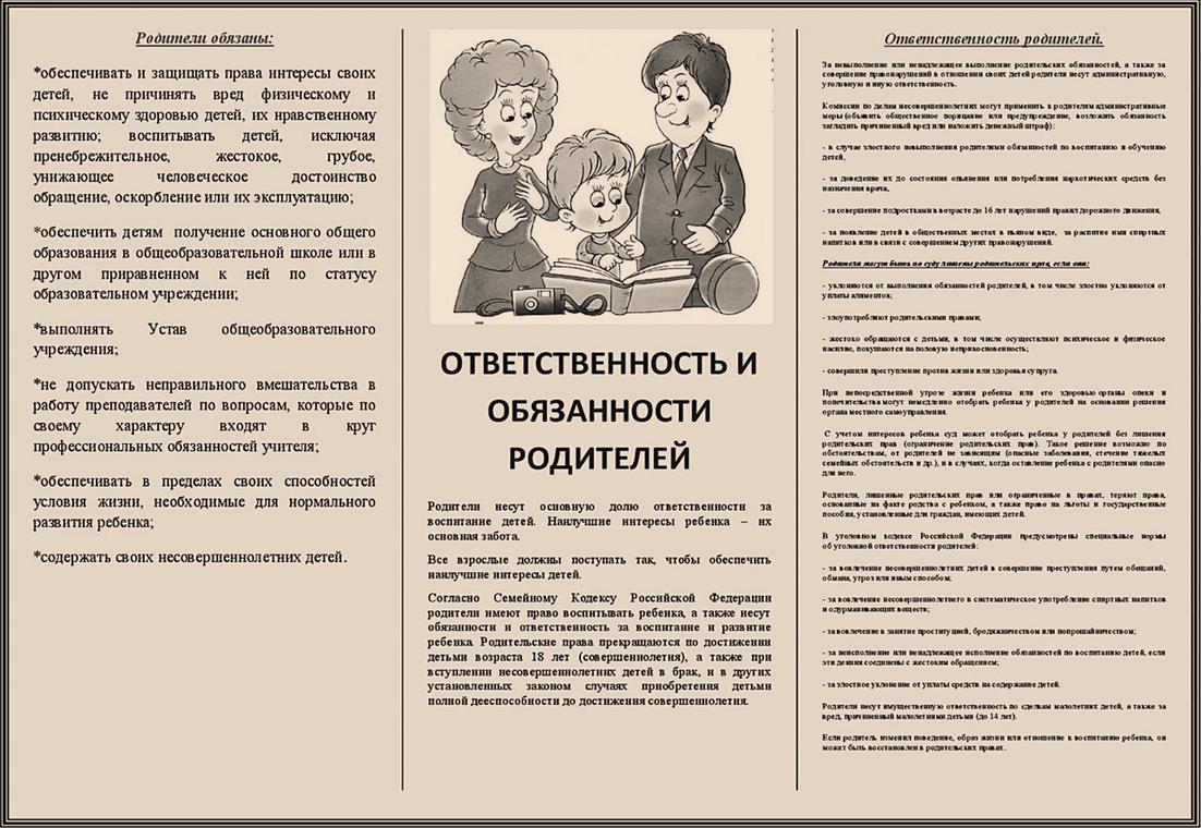 Дорожная карта по технике безопасности и ответственности родителей за жизнь и здоровье детей образец