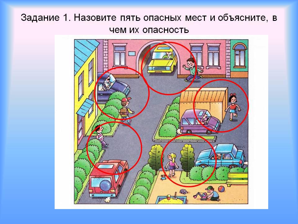 Найти что опасно. Опасные места задания. Опасные места во дворе. Безопасные места для игр детей. Безопасность во дворе для детей.