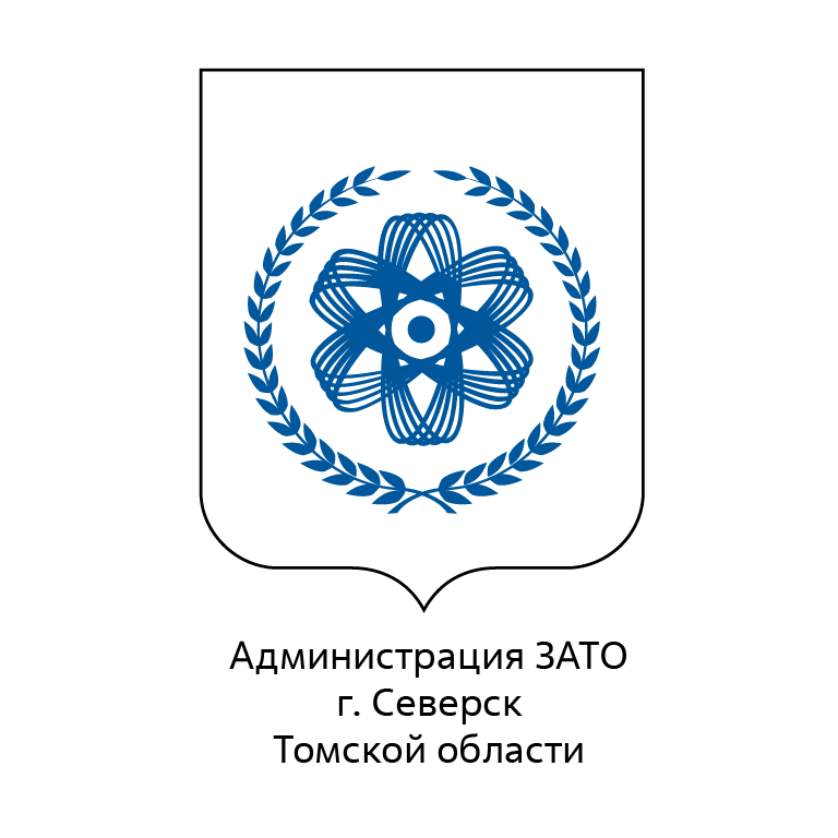 Зато северск. Герб города Северск. Герб Северска Томской области. Символ Северска. Флаг Северска.